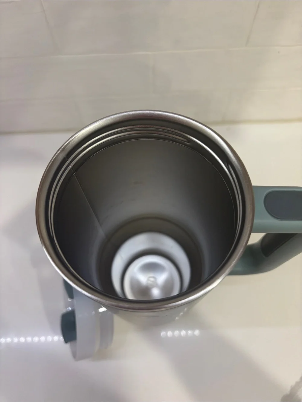 Stanley Green Insulated Travel Tumbler with Handle